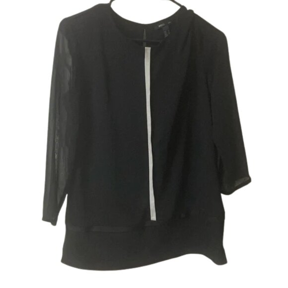 MNG Mango Suit Blouse Size S - Picture 1 of 6